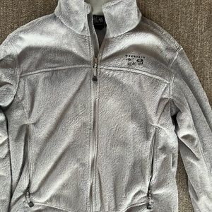 Women’s fuzzy fleece jacket